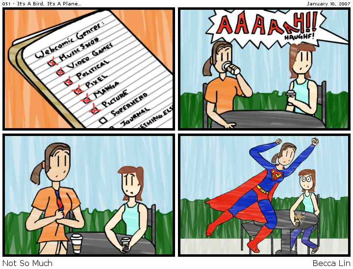 [Comic: 051 - It's A Bird, It's A Plane..]