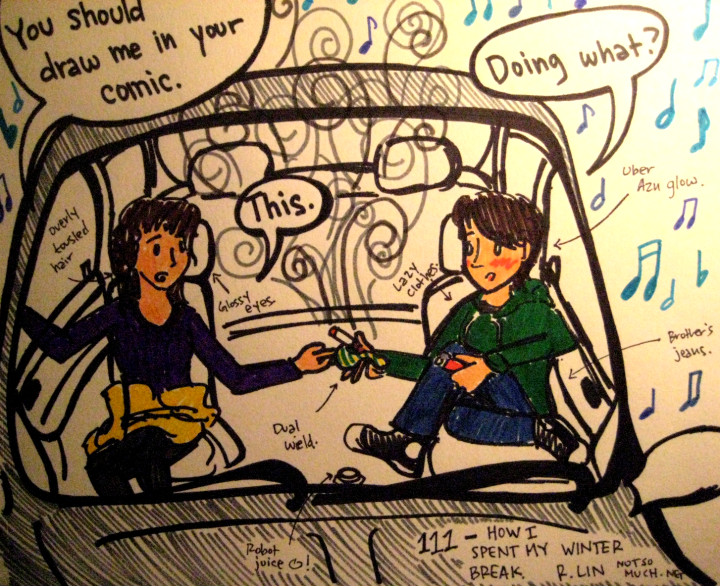 [Comic: 111 - How I Spent My Winter Break]